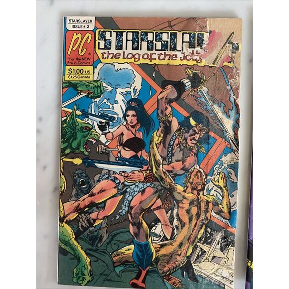 Vintage "Starslayer #2 & #3 (Apr 1982, Pacific Comics) - Picture 2 of 11
